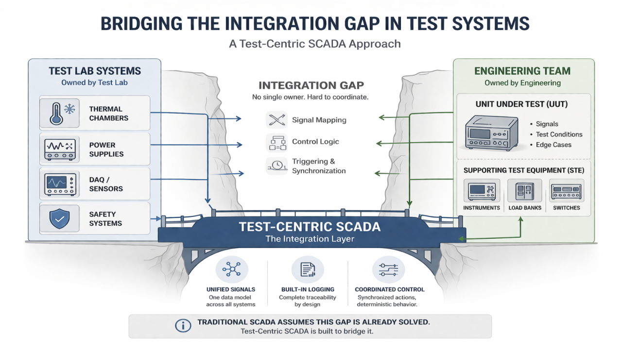 Bridging the Integration Gap in Test Systems: A SCADA-Based Approach