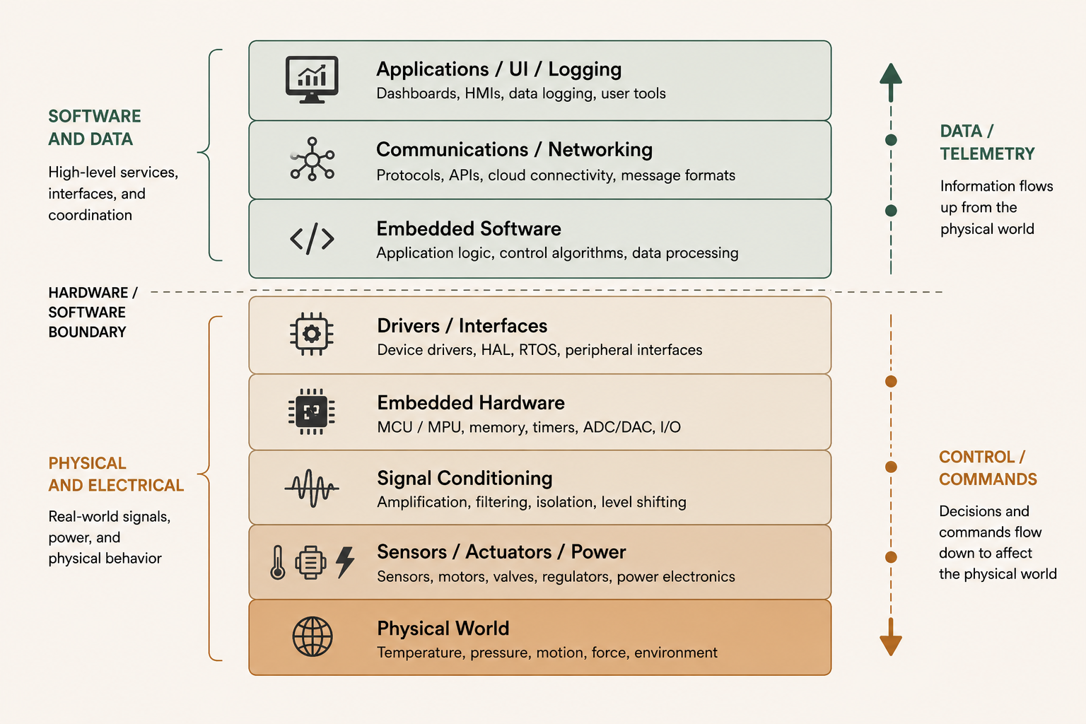 Embedded Systems Hardware and Software Stack